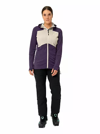 VAUDE | Chaqueta polar de touring para mujer Monviso Grid Fleece | lila
